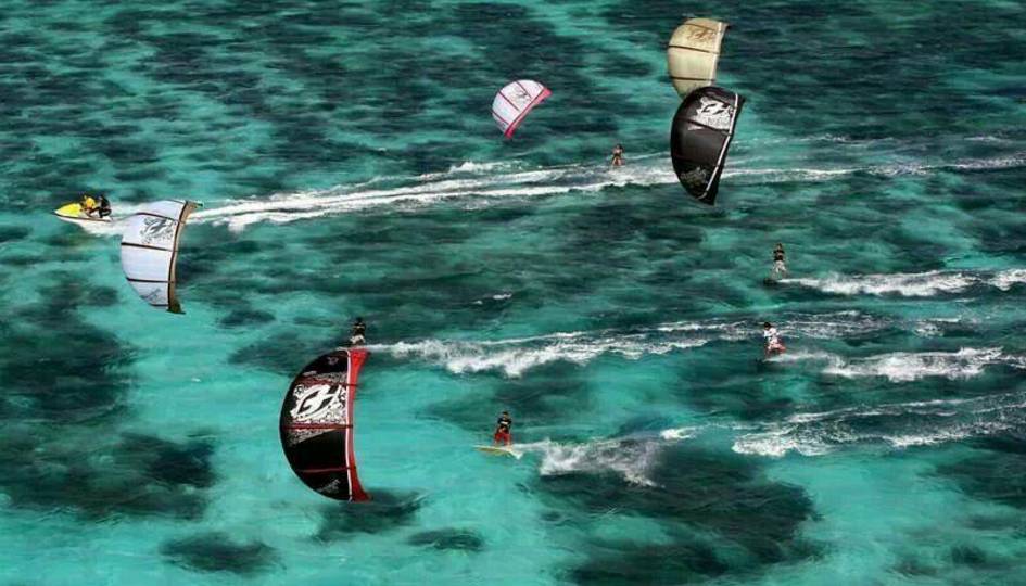 Kite Surfing at Paje Beach